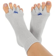 Collections Etc Happy Feet Open-toe Alignment Spacer Socks | Toe Separator | Foot Pain Relief | Hammer Toes | Plantar Fasciitis | Bunions | Big Toe | Crooked Toes | Cramping | Machine Washable