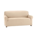 thumbnail image 1 of Collections Etc Harrington Full Coverage Waffle-Textured Stretch Furniture Slipcover - Machine Washable, 1 of 2