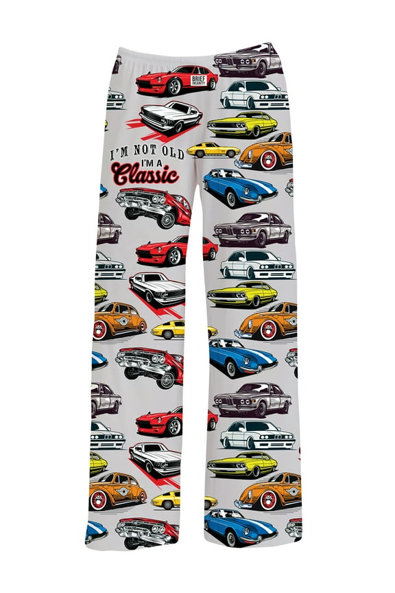 Collections Etc I'm Not Old I'm Classic Car Drawstring Lounge Pants