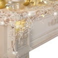 thumbnail image 1 of Collections Etc Indoor Christmas Decorations, Festive Lighted Berry Beaded Garland Silver- 120"L, 1 of 9