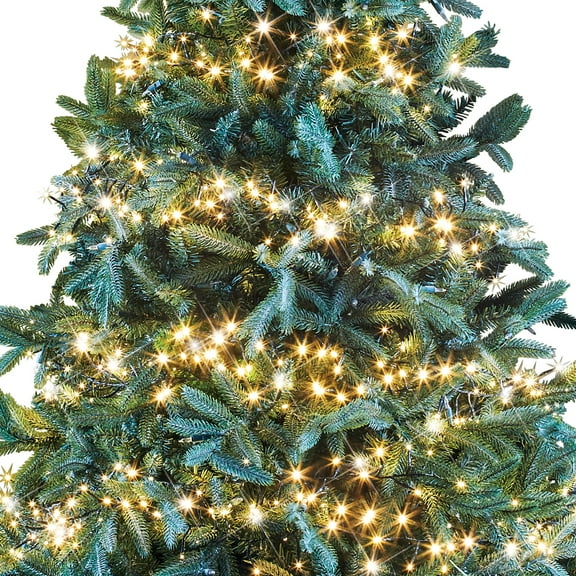 Collections Etc LED Lighted Cluster String Lights - 600-Count | Multifunction Light Design | For Indoor, Outdoor Use | 39-Foot | Wall Outlet Plug-in