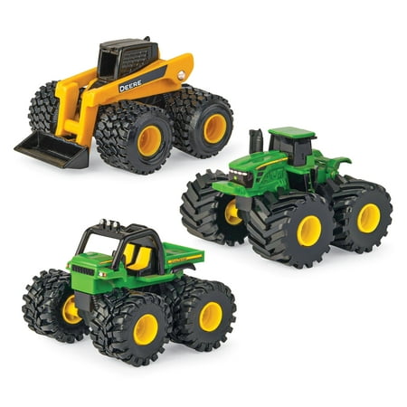 Collections Etc John Deere 3-Piece Mini Monster Treads Toy Set