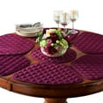 thumbnail image 1 of Collections Etc Kitchen Table Placemat and Centerpiece Set - 7 Pc, Red, 1 of 5