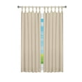 thumbnail image 1 of Collections Etc Knotted Top Blackout Curtain Panels, 1 of 2