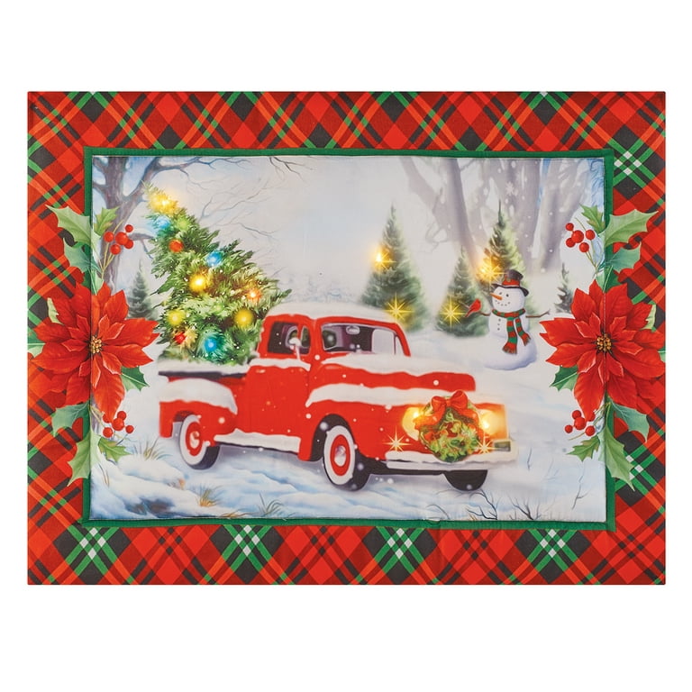 Vintage red truck pillow new arrivals