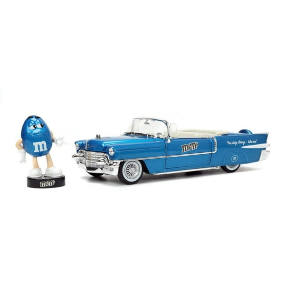 Jada Toys - 1:24 M&M's 1956 Cadillac Eldorado With Blue Figure