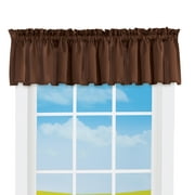 Collections Etc Madison Room-Darkening Solid Color Window Valance