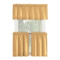 thumbnail image 1 of Collections Etc Martine Rod Pocket Caf� Curtain Set - Includes Valance & Two Tiers, 1 of 2
