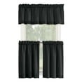 thumbnail image 1 of Collections Etc Martine Rod Pocket Caf� Curtain Set - Includes Valance & Two Tiers, 1 of 2