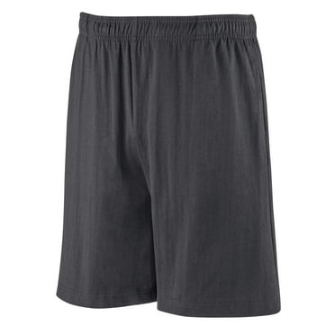 Collections Etc Men's Comfy Soft Knit Cotton Shorts with Elasticized Waist