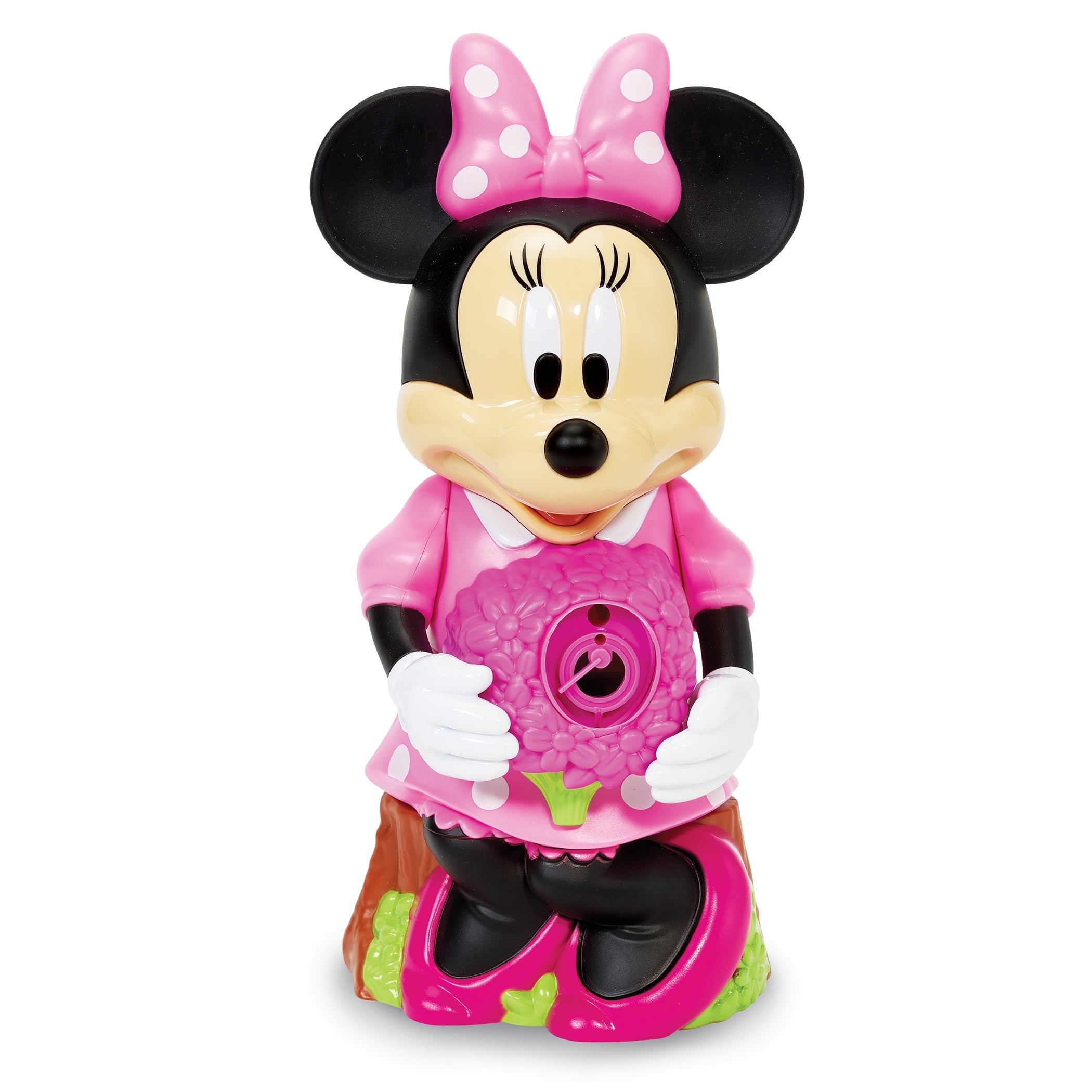 Collections Etc Minnie Mouse Action Bubble Blower Toy with 4