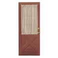 thumbnail image 1 of Collections Etc Montauk Woven Check Sheer Rod Pocket Door Panel, 1 of 3