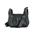 thumbnail image 1 of Collections Etc Multi Zippered Pocked Nylon Adjustable Strap Handbag, 1 of 5