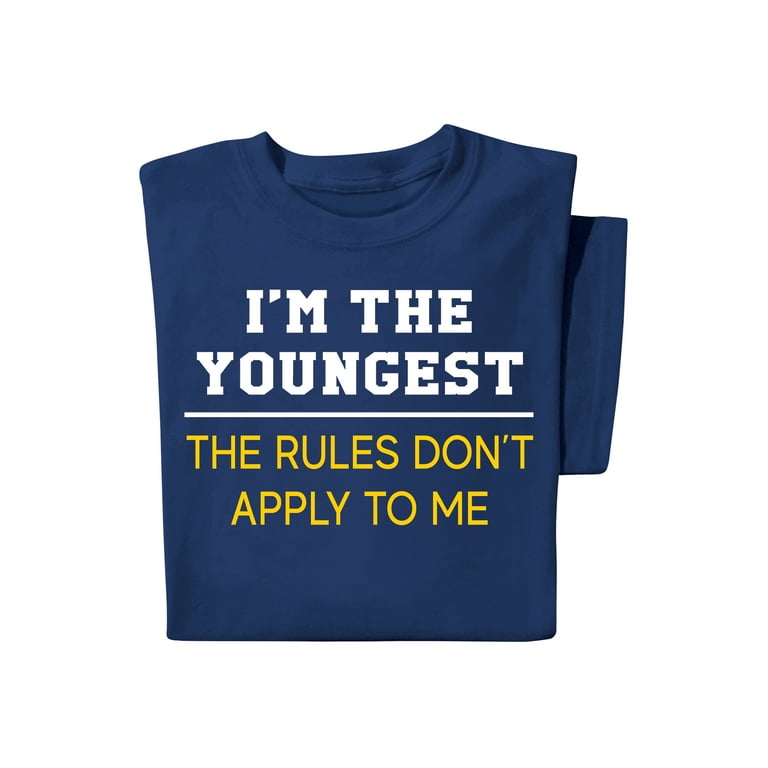 Youngest Child Shirt Rules Don't Apply To Me Tshirt Siblings Youngest Child Shirt Rules Don't Apply To Me Tshirt Siblings