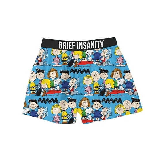 Collections Etc Peanuts & Friends Brief Insanity Boxer Shorts