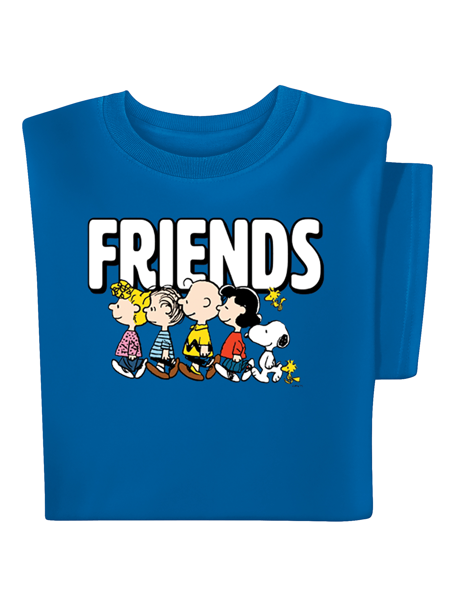 Collections Etc Peanuts Friends Short Sleeve Graphic TShirt