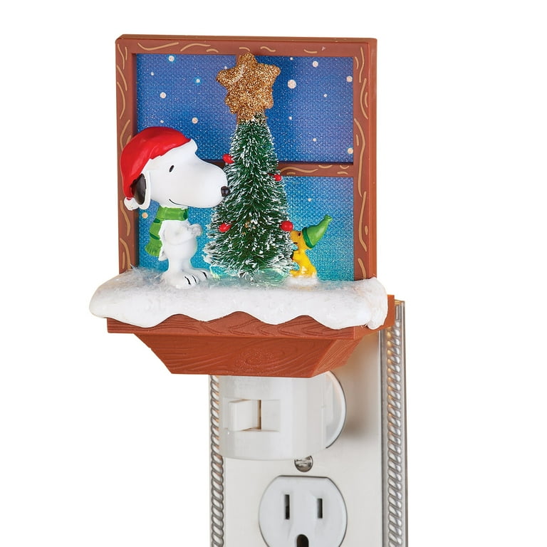 スヌーピー　SNOOPY　LED イルミネーション　ライト　特大　クリスマス Collections Etc Peanuts Snoopy Incandescent Christmas Night