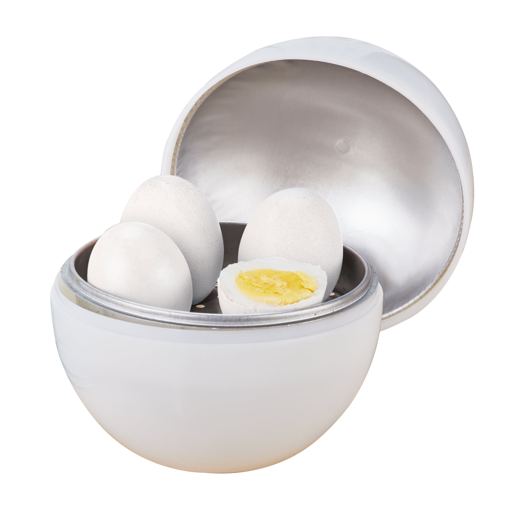 Collections Etc Perfect Hard Boiled Microwave Egg Cooker