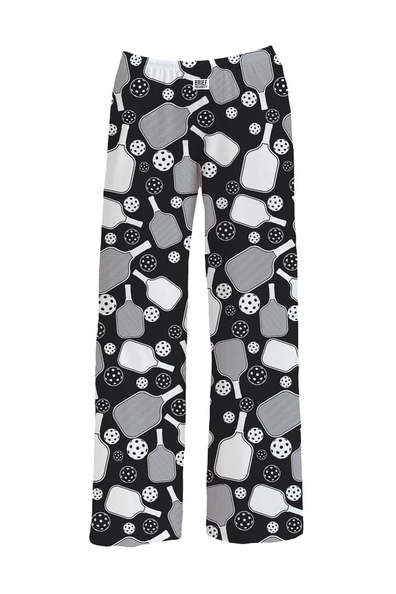 Collections Etc Pickleball Paddle Drawstring Elasticized Waist Lounge Pants