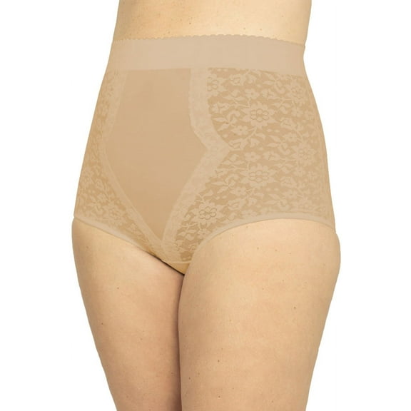 Collections Etc Plusform Instant Shaping Girdle, Beige, Large - Brief