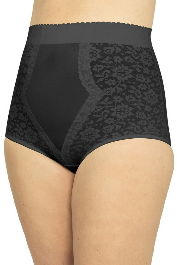 Collections Etc Plusform Instant Shaping Girdle, Black, Large - Brief
