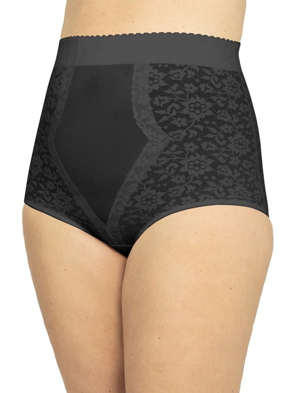 Collections Etc Plusform Instant Shaping Girdle, Black, X-Large - Brief