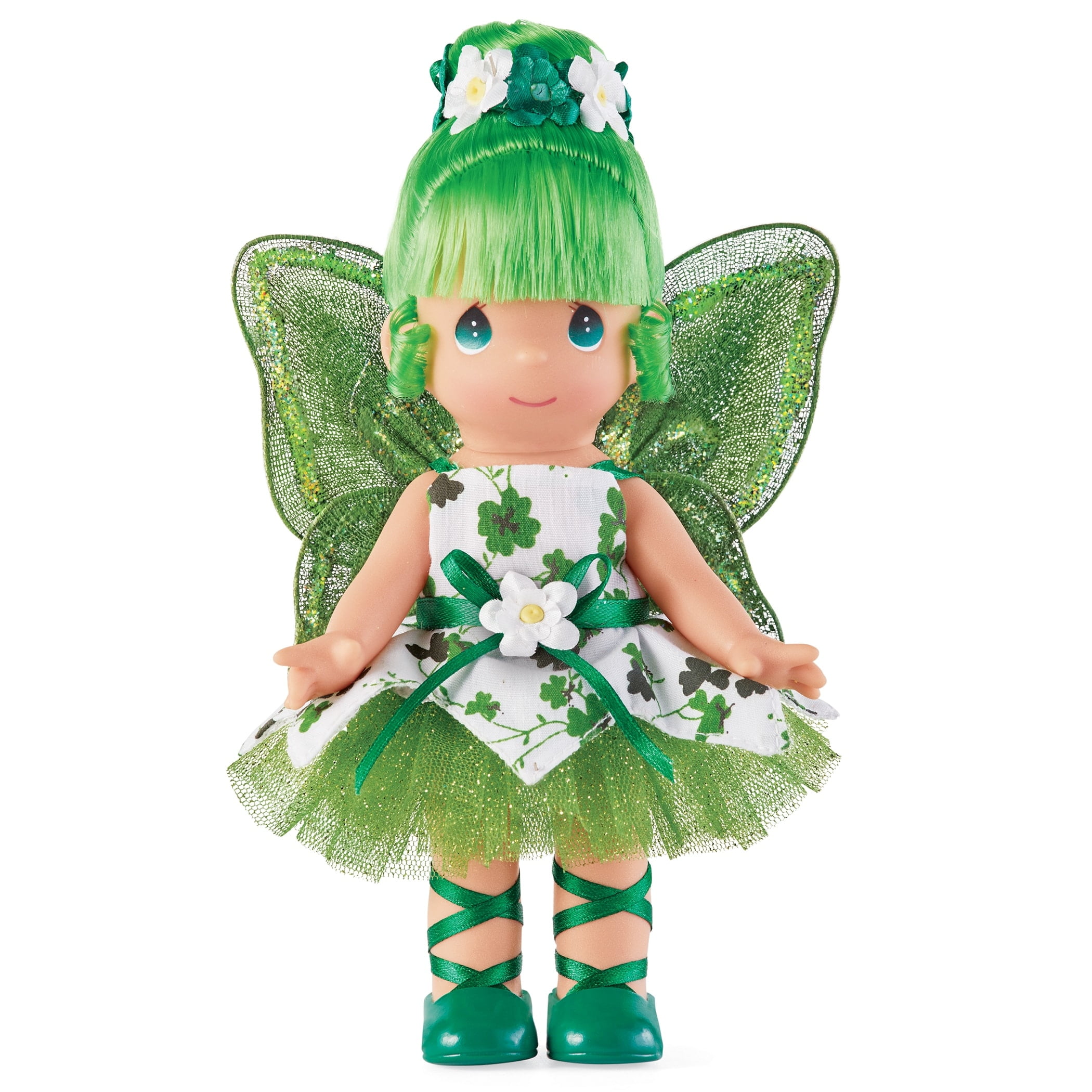 Collections Etc Precious Moments St. Patrick's Day Tinkerbell Doll - 8.000 x 4.500 x 2.380