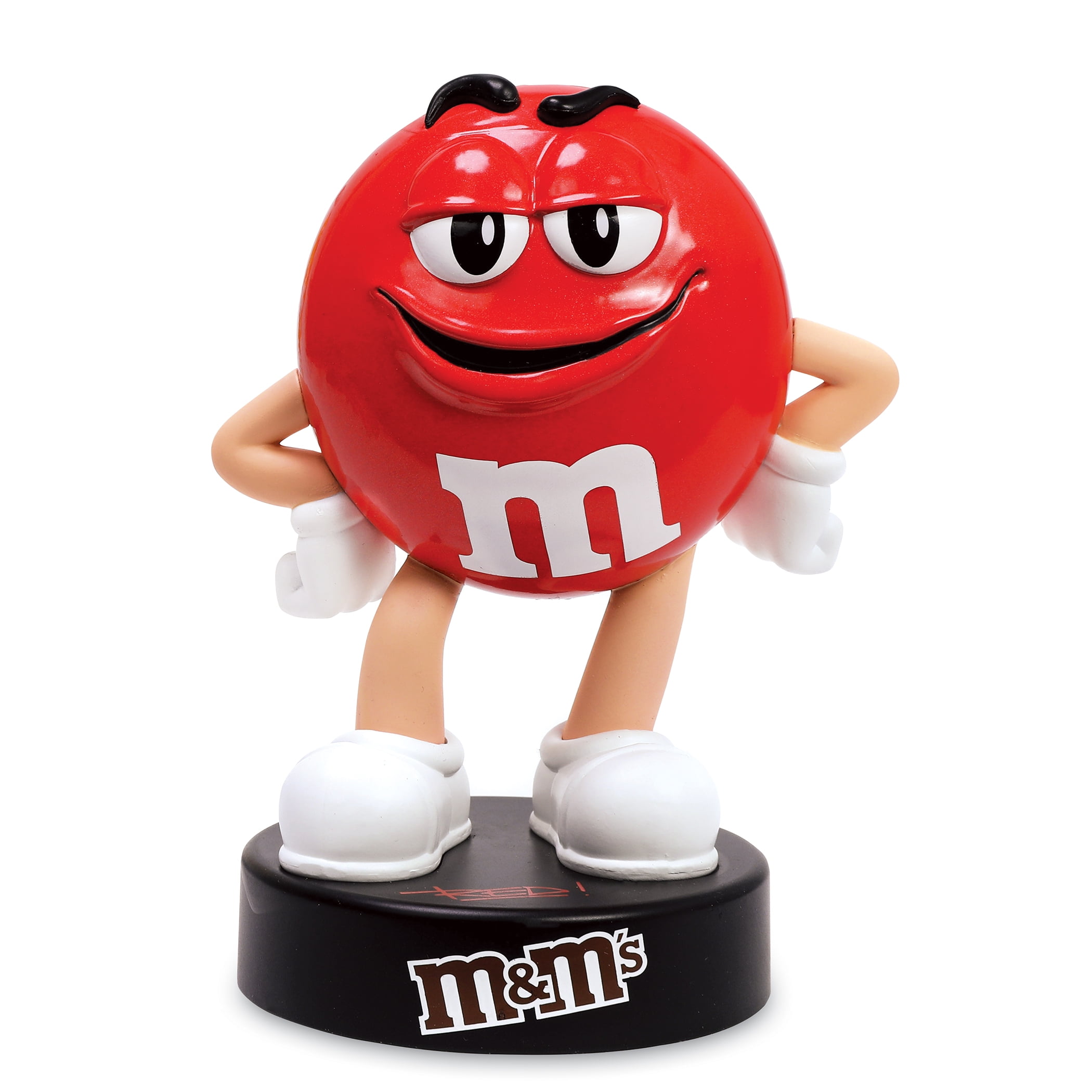 Collections Etc Red M&M Die Cast Collectible Figurine
