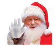 Collections Etc Reusable Waving Santa Car Window Vinyl Decal