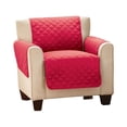 thumbnail image 1 of Collections Etc Reversible Quilted Furniture Protector Cover, Red/Cream, Chair, 1 of 10