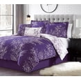 thumbnail image 1 of Spirit Linen Home Foliage Print Microfiber Comforter Set (6-Piece), 1 of 4