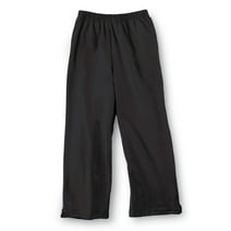 Collections Etc Samanthas Style Shoppe Women's Elastic Waist Comfortable Cropped Capri Pants, Black, Medium