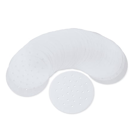 Collections Etc Set of 50 Air Fryer Perforated Parchment Paper Liners