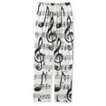 thumbnail image 1 of Collections Etc Sheet Music All-Over Music Note Graphics Lounge Pants, 1 of 4