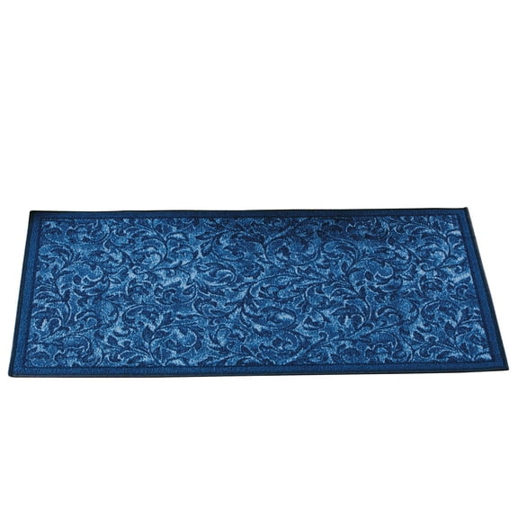 Collections Etc Siena Elegant Scrolling Leaf Design Accent Rug
