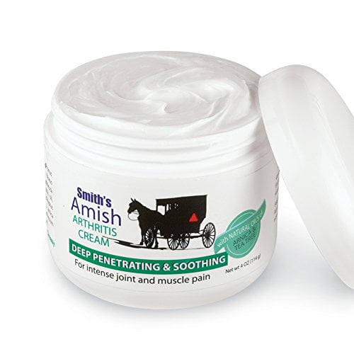 Collections Etc Smith's Amish Arthritis Cream (4 oz) with Botanicals of