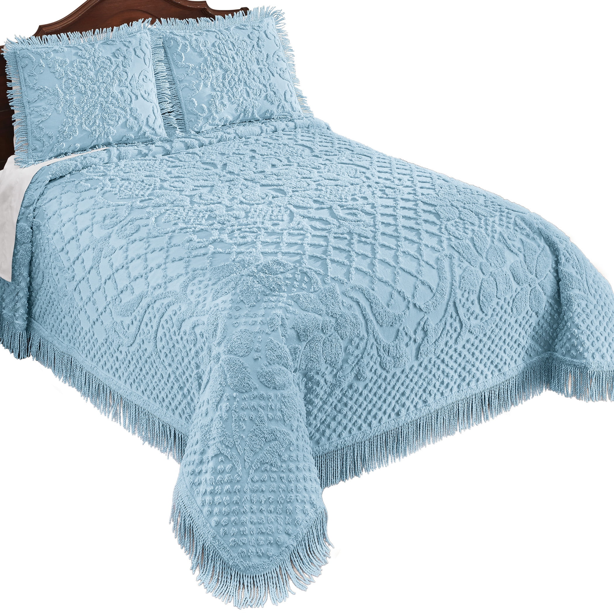 Picture of Collections Etc Soft & Luxurious Diamond Pattern Bella Chenille ...
