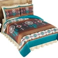 thumbnail image 1 of Collections Etc Southwest Dreamcatcher 3-Piece Comforter Set, 1 of 4