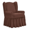 thumbnail image 1 of Textured Ruffled Slipcover, 1 of 8