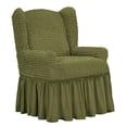 thumbnail image 1 of Textured Ruffled Slipcover, 1 of 8