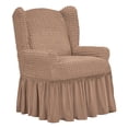 thumbnail image 1 of Textured Ruffled Slipcover, 1 of 8