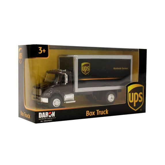Collections Etc UPS Box Truck 1:50 Scale Model Die-cast Collectible