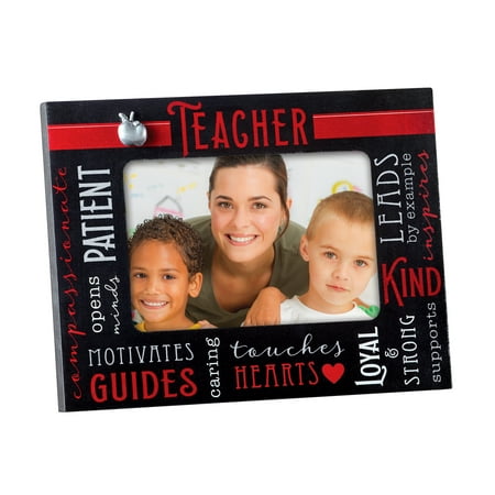 Collections Etc Unique Teacher Word Cloud Wooden Picture Frame