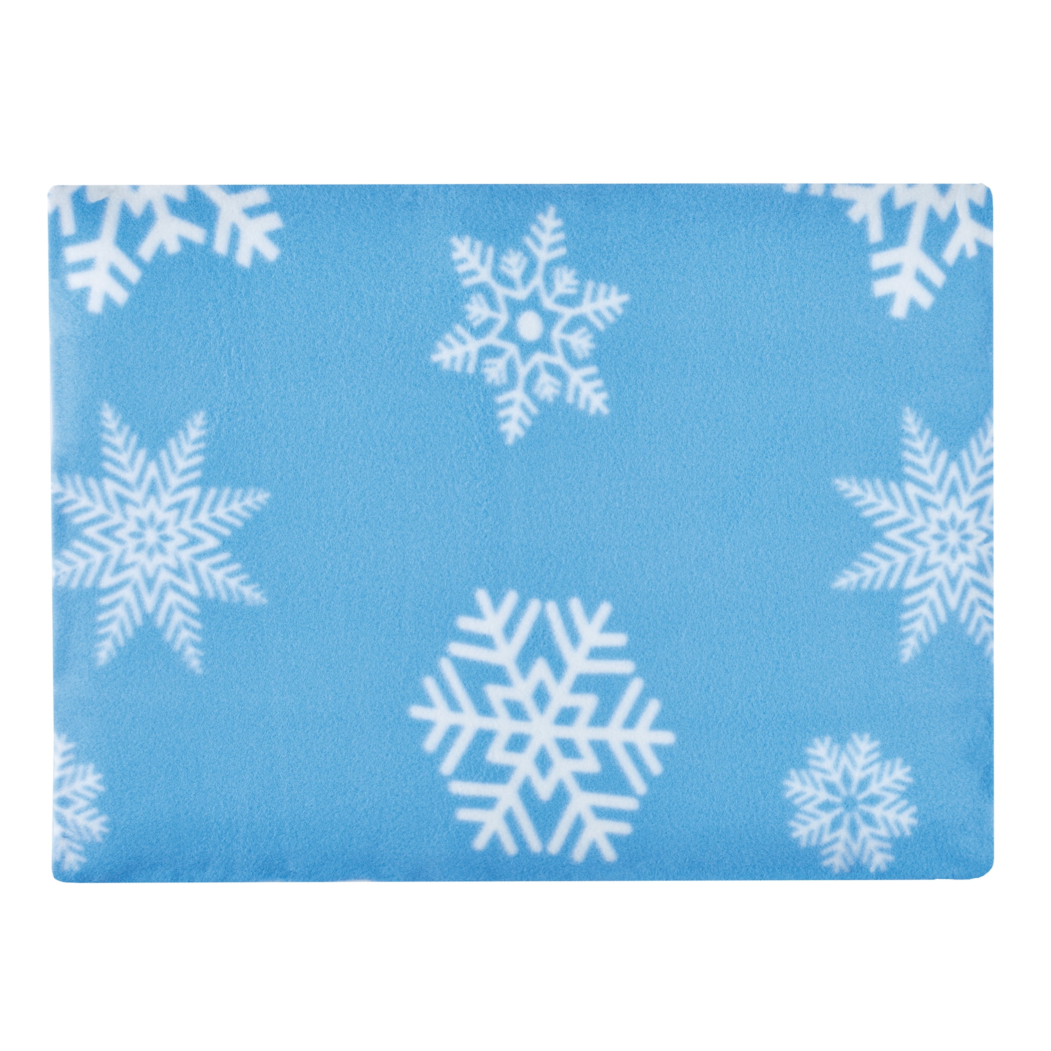 Collections Etc Winter Snowflake Ultra Cozy Fleece Pillow Sham