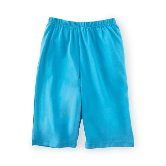Collections Etc Women's Bermuda Style Elastic Waist Summer Shorts Turquoise Small