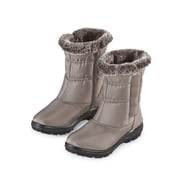 Nature Breeze Duck-01 Women's Lace Up Buckled Duck Boots - Waterproof Snow Boots, Chic Style