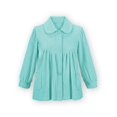 thumbnail image 1 of Collections Etc Women's Soft Fleece Full-Button Front Bed Jacket with Pockets Mint Small, 1 of 10