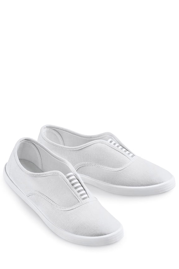 Striped Slip-On Sneakers