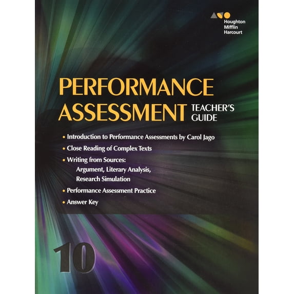 Pre-Owned Performance Assessment Teacher's Guide Grade 10 9780544147751 0544147758 -