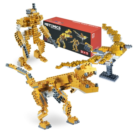 Collector 3-in-1 Series 001 Set Aztec Gold T-Rex, Mecha and Sparrow 290 pcs